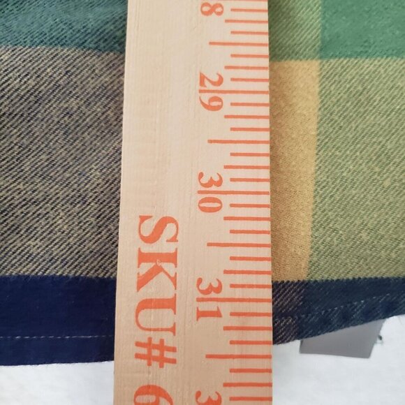 Orvis Check Flannel Shirt Plaid 100% Cotton Long Sleeve Mens Button Up Sz Large - Picture 8 of 8